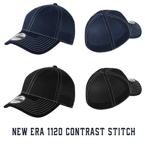 2 Line Passport Custom Hat - New Era Stretch