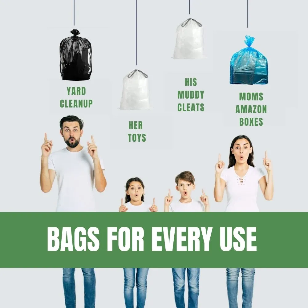 30-40 Gallon Recycling Bags - 1.2 Mil - 100/Case
