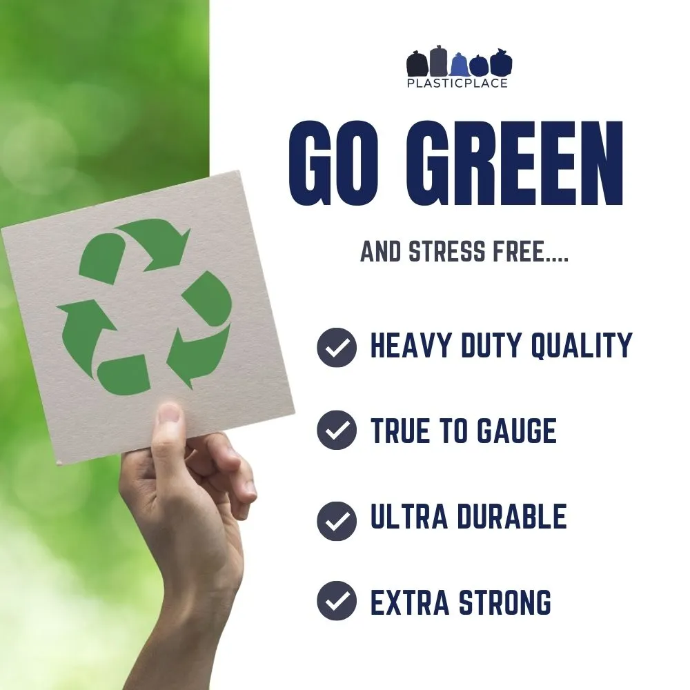 30-40 Gallon Recycling Bags - 1.2 Mil - 100/Case