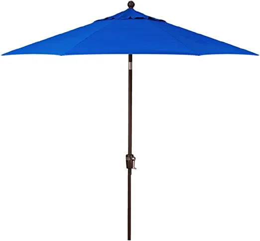 9' Push Tilt Premium Fabric Umbrella (multiple colour styles)