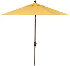 9' Push Tilt Premium Fabric Umbrella (multiple colour styles)