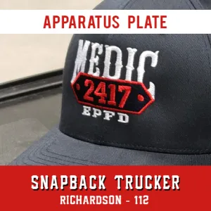 Apparatus with Plate Custom Hat - Snapback Trucker