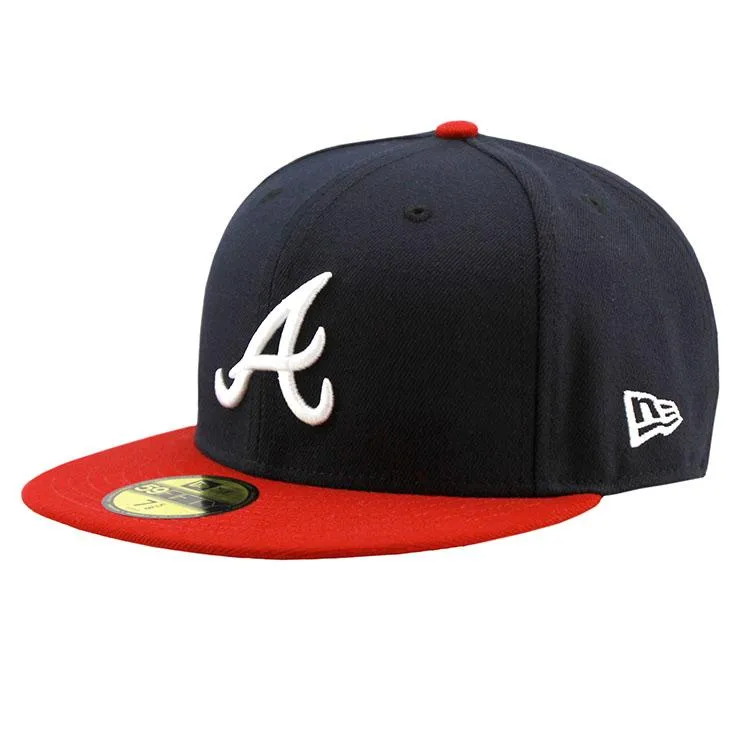 Atlanta Braves Fitted - Red Brim