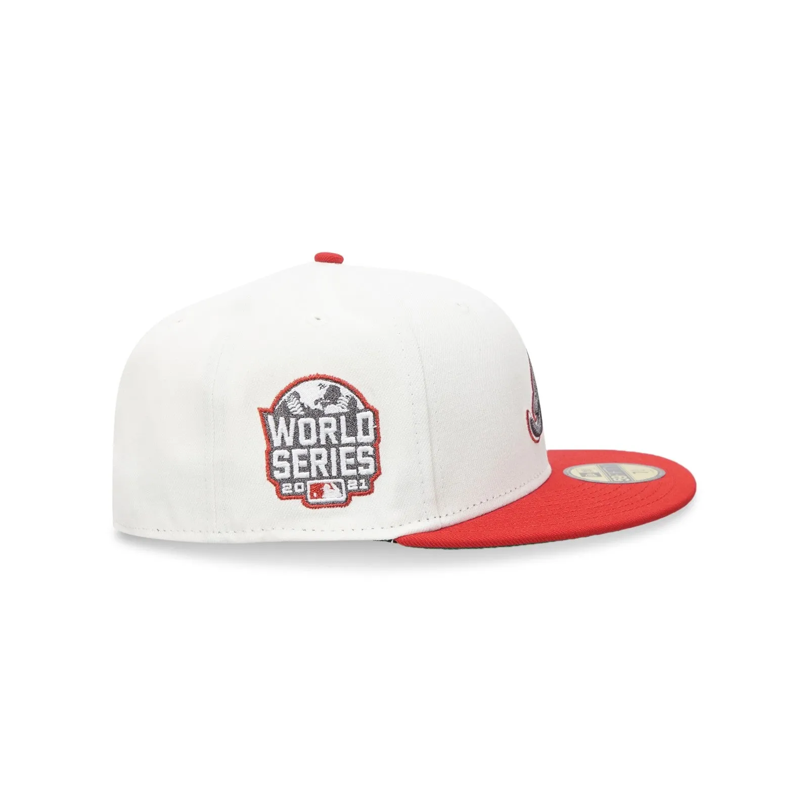 Atlanta Braves New Era Chrome Scarlet "UGA" 5950 Fitted Cap 70884966