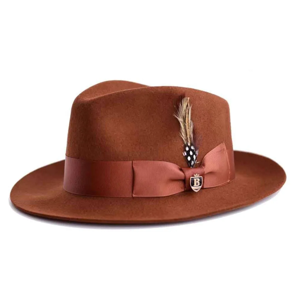 Bruno Capelo Fabio Wool Felt Teardrop Fedora