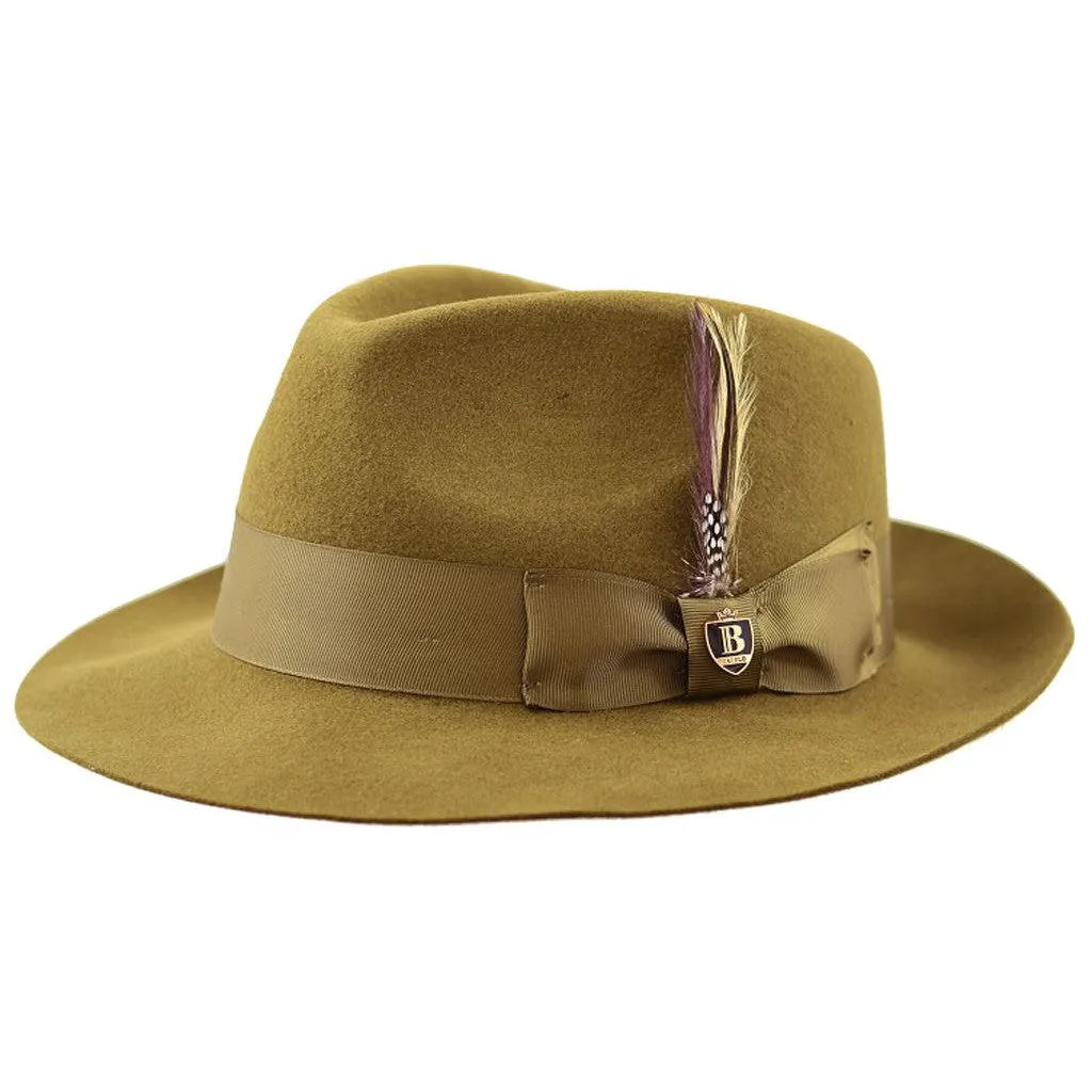 Bruno Capelo Fabio Wool Felt Teardrop Fedora