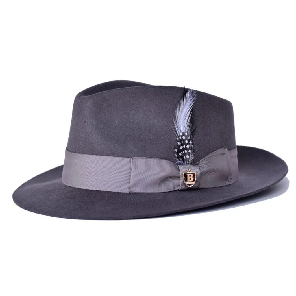 Bruno Capelo Fabio Wool Felt Teardrop Fedora