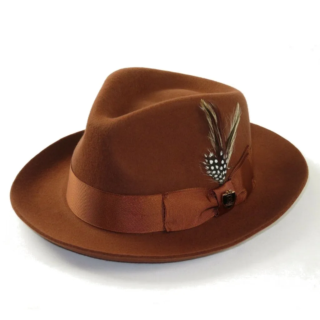 Bruno Capelo Fabio Wool Felt Teardrop Fedora