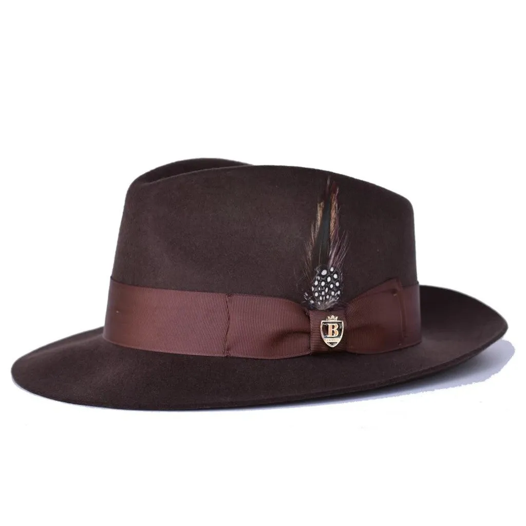 Bruno Capelo Fabio Wool Felt Teardrop Fedora