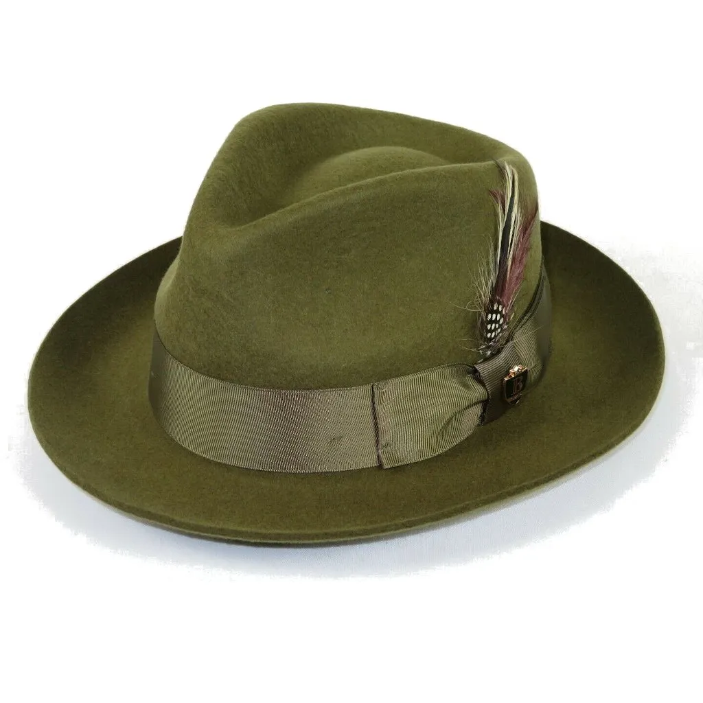 Bruno Capelo Fabio Wool Felt Teardrop Fedora