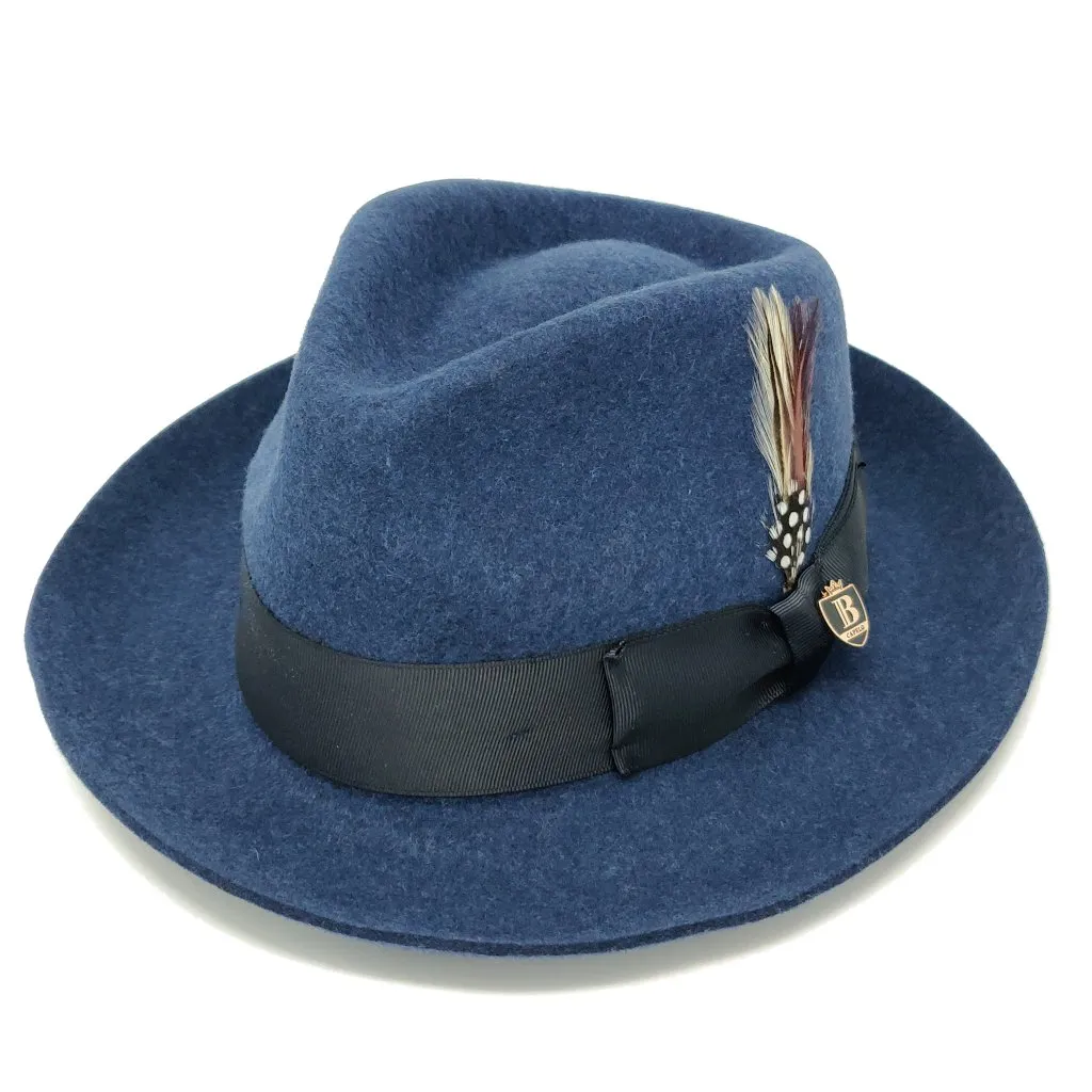 Bruno Capelo Fabio Wool Felt Teardrop Fedora