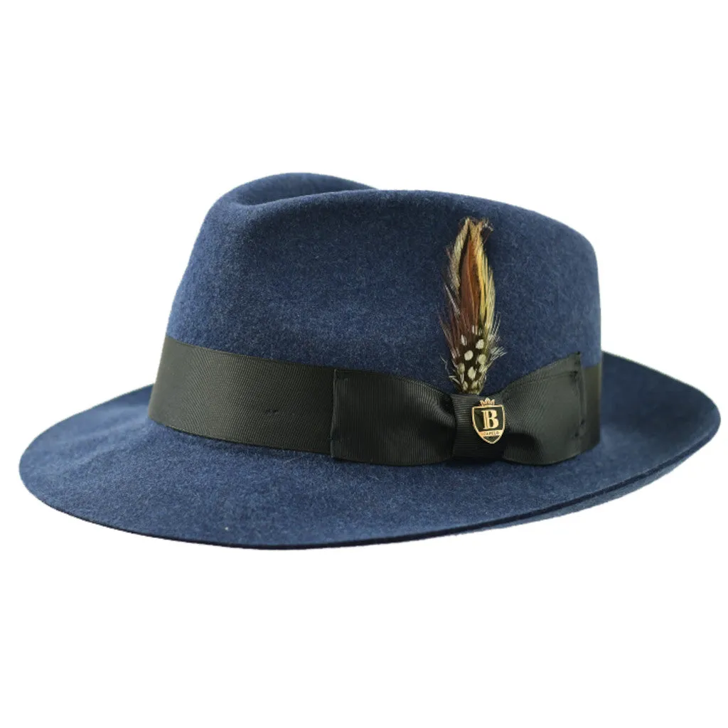 Bruno Capelo Fabio Wool Felt Teardrop Fedora