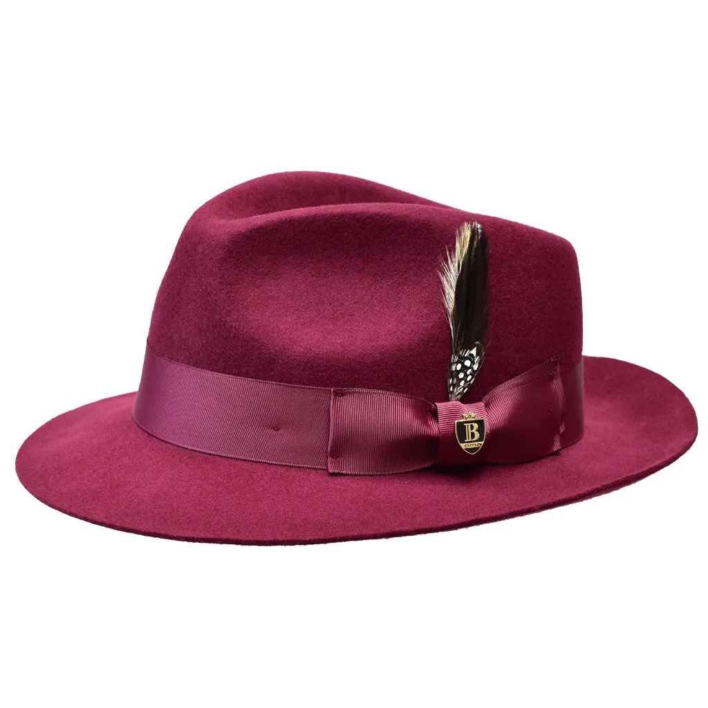 Bruno Capelo Fabio Wool Felt Teardrop Fedora