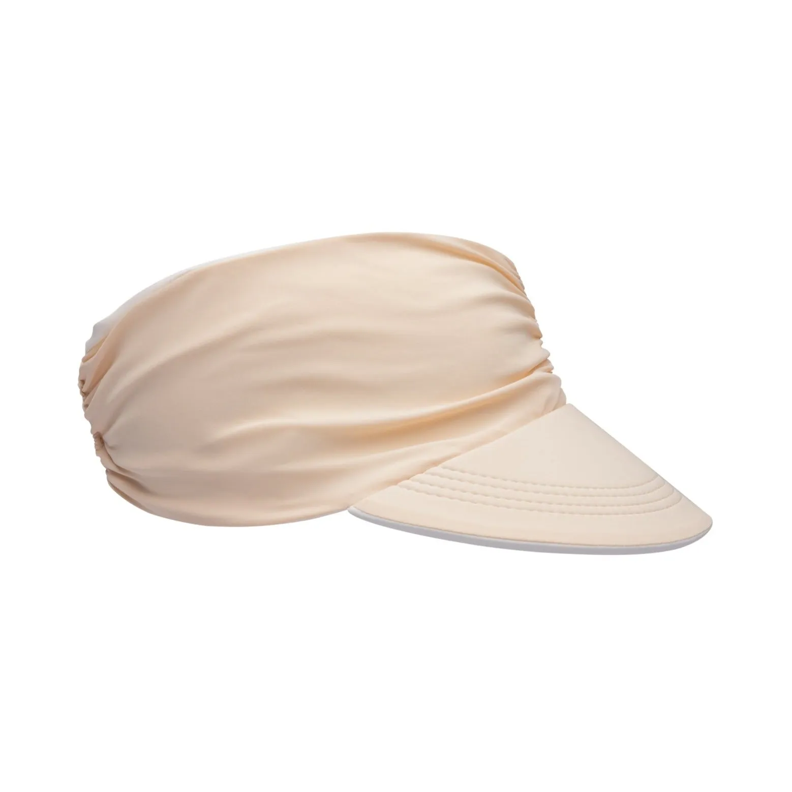 Capri Reversible UV Visor White/Nude