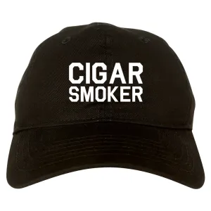 Cigar Smoker Mens Dad Hat Baseball Cap