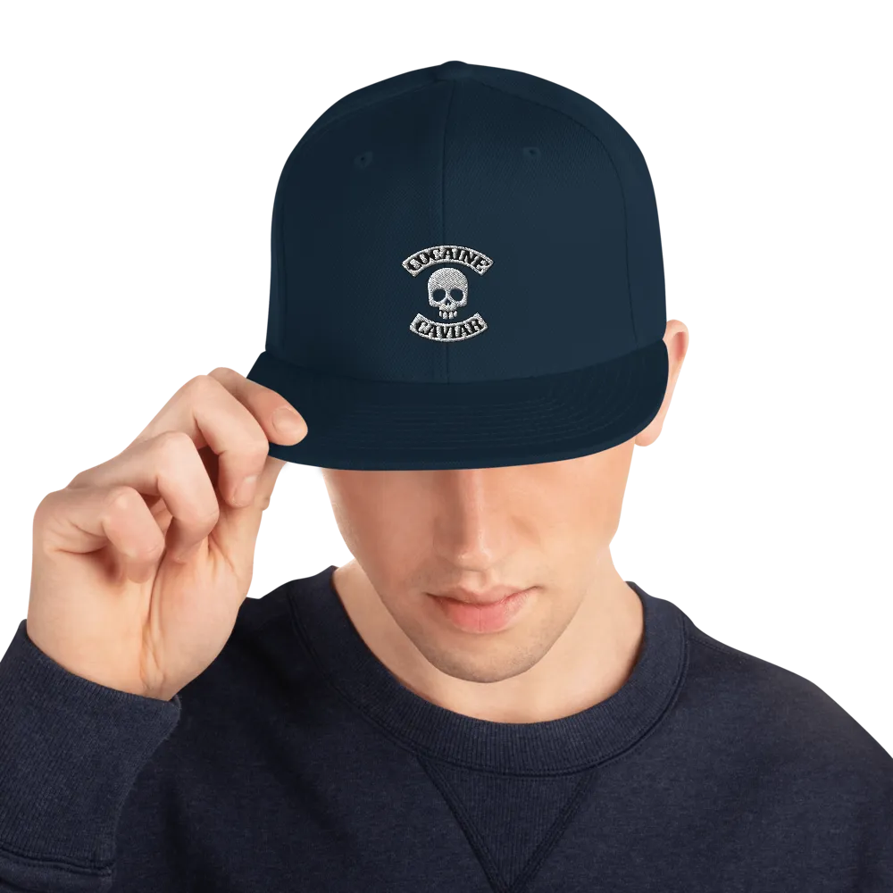 COCAINE & CAVIAR SKULL SNAPBACK