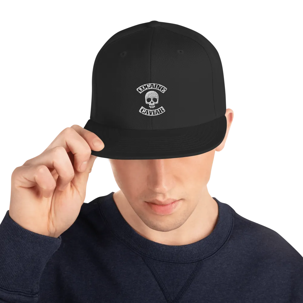 COCAINE & CAVIAR SKULL SNAPBACK