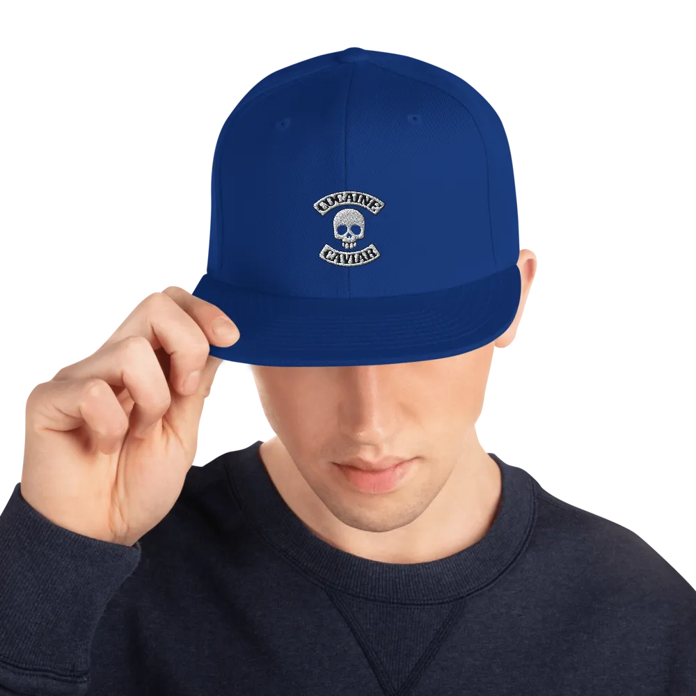 COCAINE & CAVIAR SKULL SNAPBACK