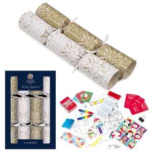 Contemporary Gold Family Christmas Crackers