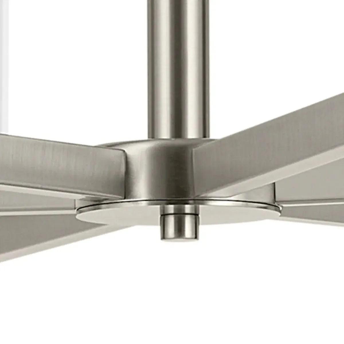 Crosby 32" 6-Light Chandelier 1-Tier with Clear Glass, Brushed Nickel Finish
