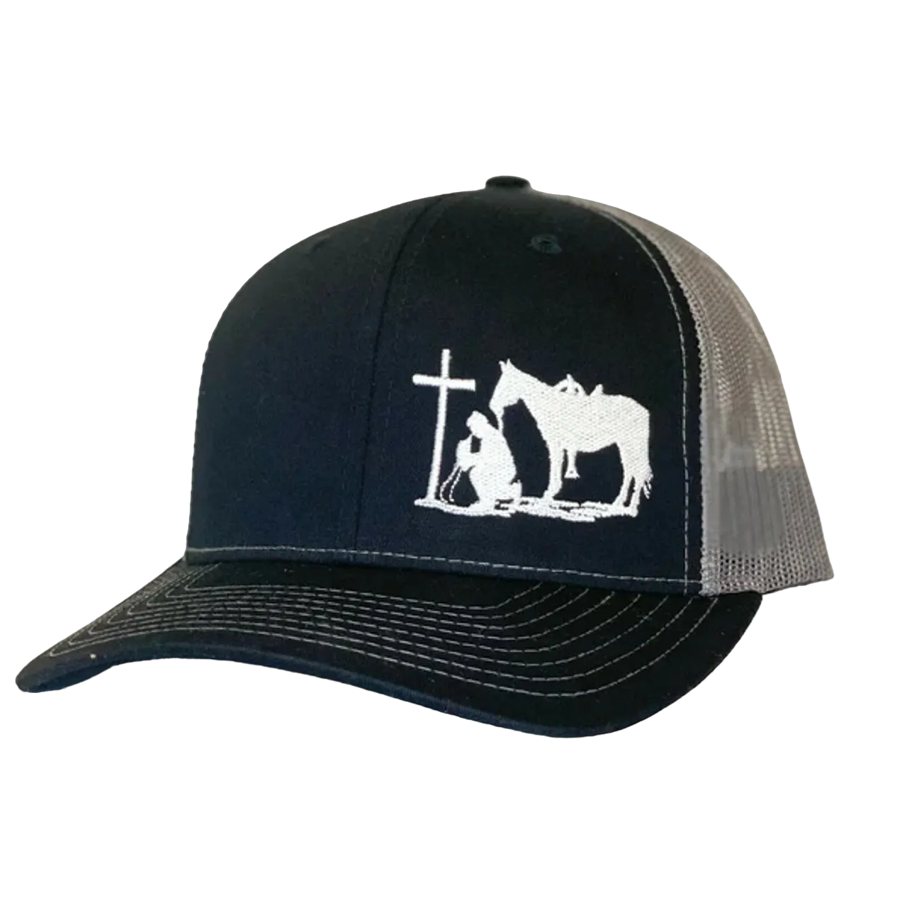 Dally Up Men's Black Cowboy Praying Cap