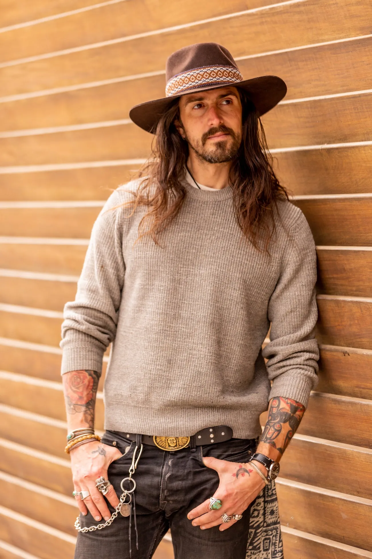 Dark Brown Western Hat