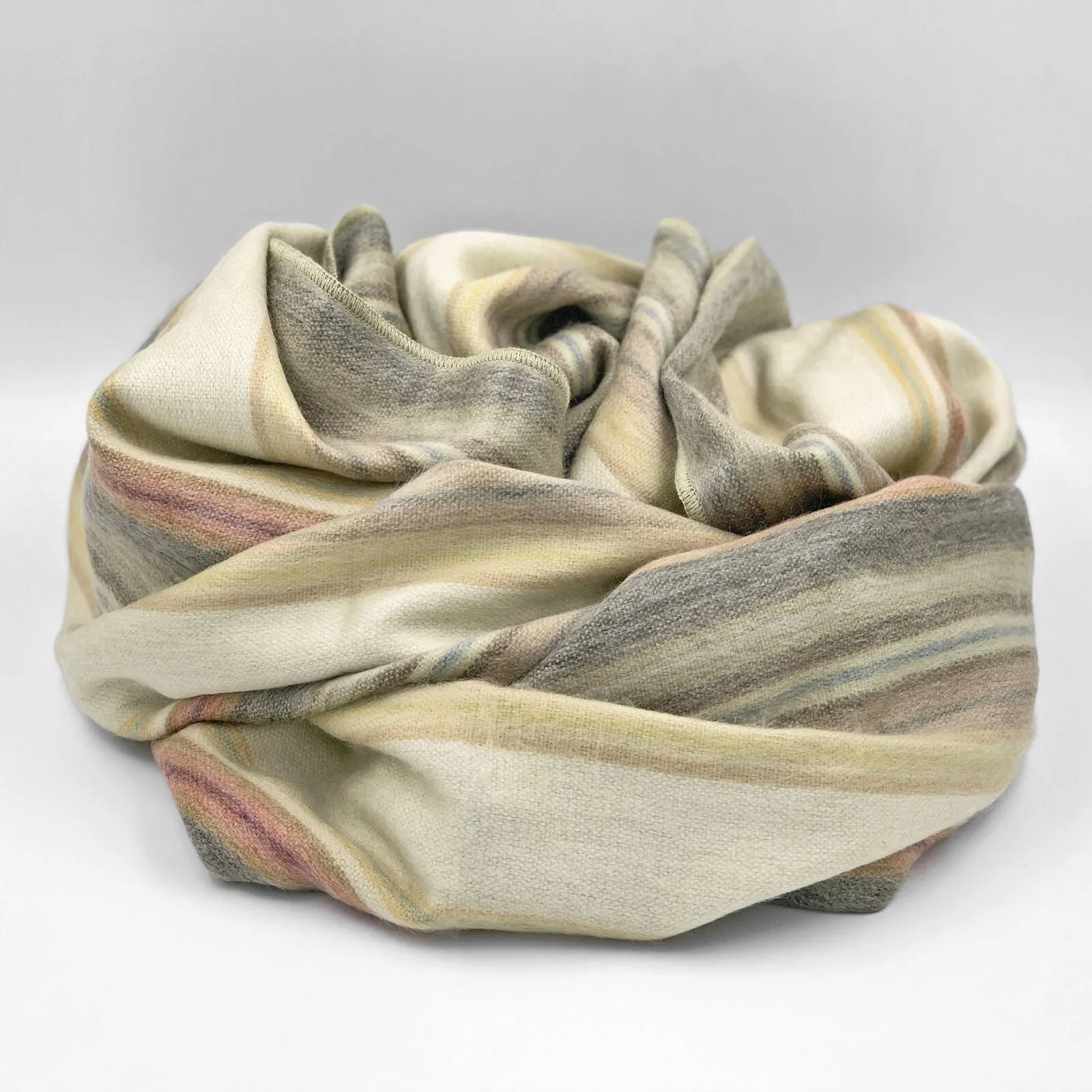 Ducur - Baby Alpaca Wool Throw Blanket / Sofa Cover - Queen 95" x 67" - earthtones