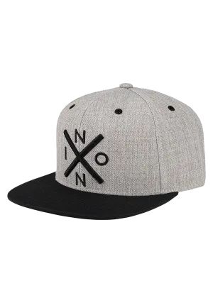 Exchange Snapback Hat - Heather Gray / Black
