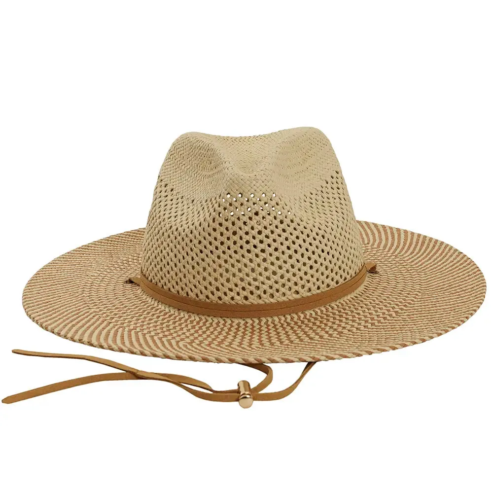 Ezra | Womens Wide Brim Straw Sun Hat