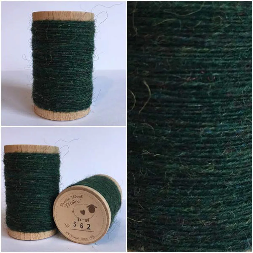 FIDDLEHEAD Hand Dyed Fat QUARTER Wool Fabric for Wool Applique and Rug Hooking