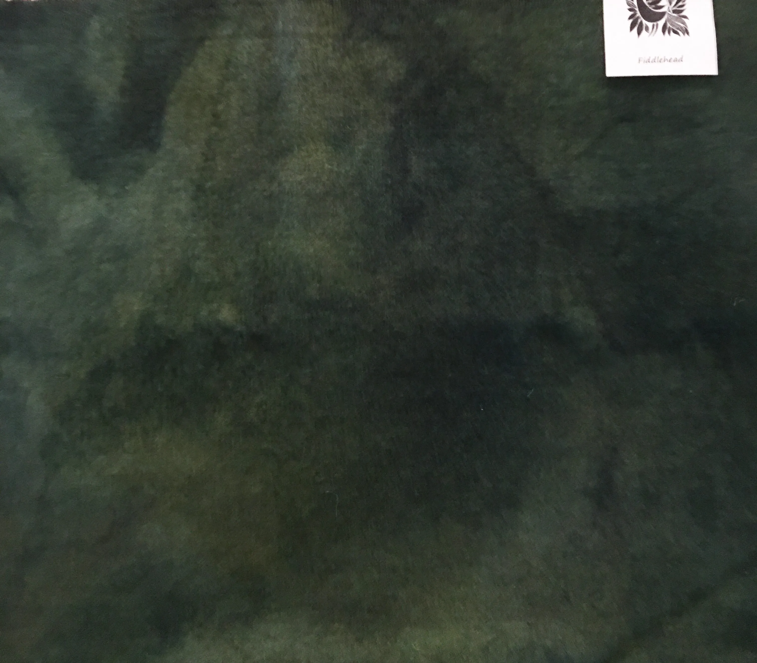 FIDDLEHEAD Hand Dyed Fat QUARTER Wool Fabric for Wool Applique and Rug Hooking
