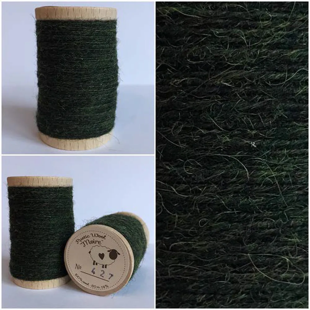 FIDDLEHEAD Hand Dyed YARD Wool Fabric for Wool Applique and Rug Hooking