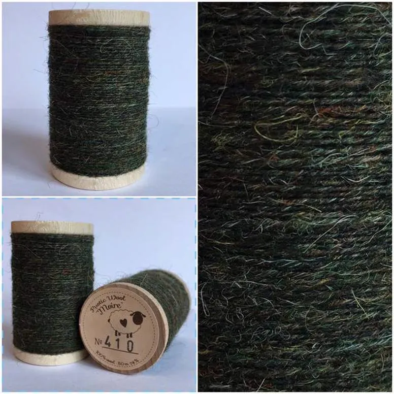 FIDDLEHEAD Hand Dyed YARD Wool Fabric for Wool Applique and Rug Hooking