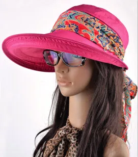 Free shipping 2017 summer hats for women chapeu feminino new fashion visors cap sun collapsible anti-uv hat 6 colors