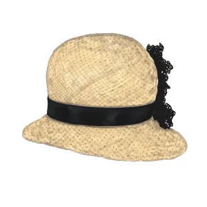 Grand Tour Straw Cloche