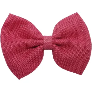 Hot Pink 4" inch Burlap Bows Universal