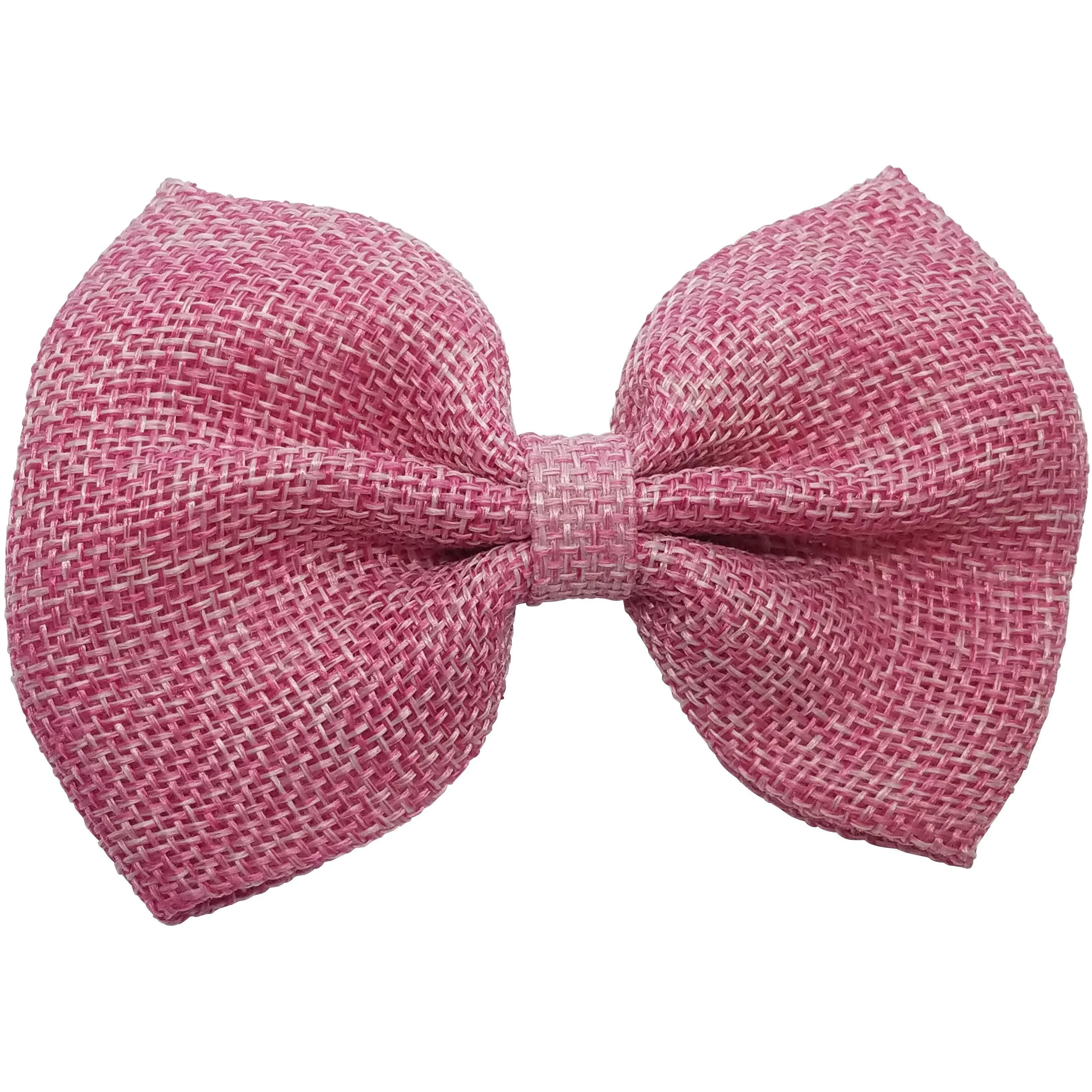 Hot Pink 4" inch Burlap Bows Universal