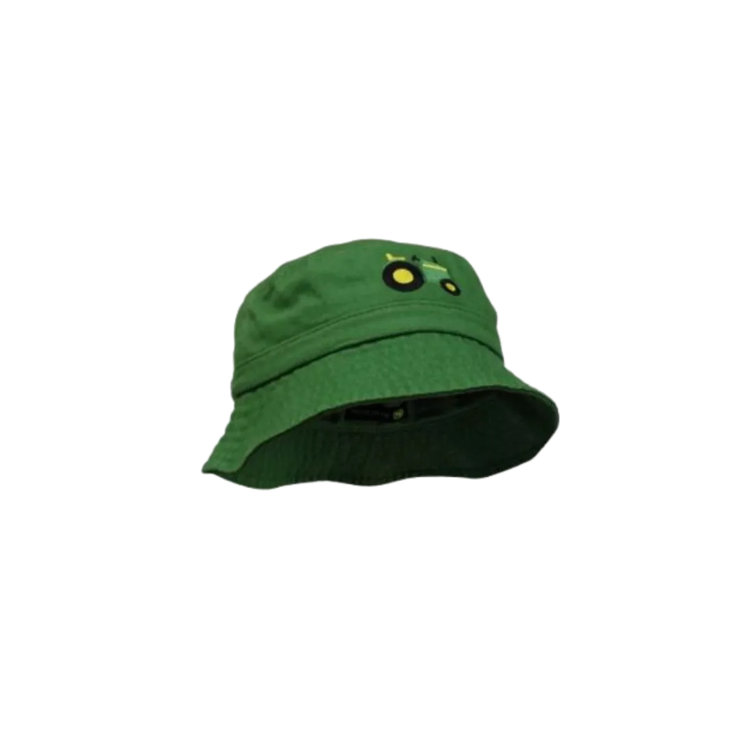John Deere Kid's Tractor Bucket Green Hat