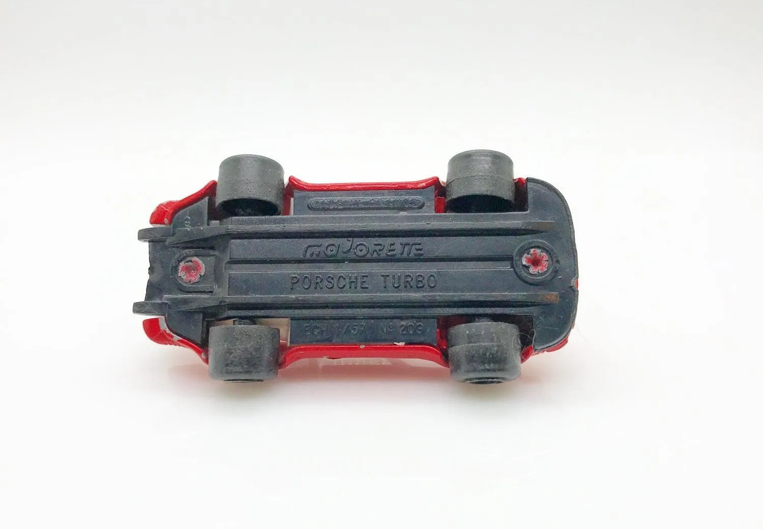 Majorette Red Porsche 911 Turbo No. 209
