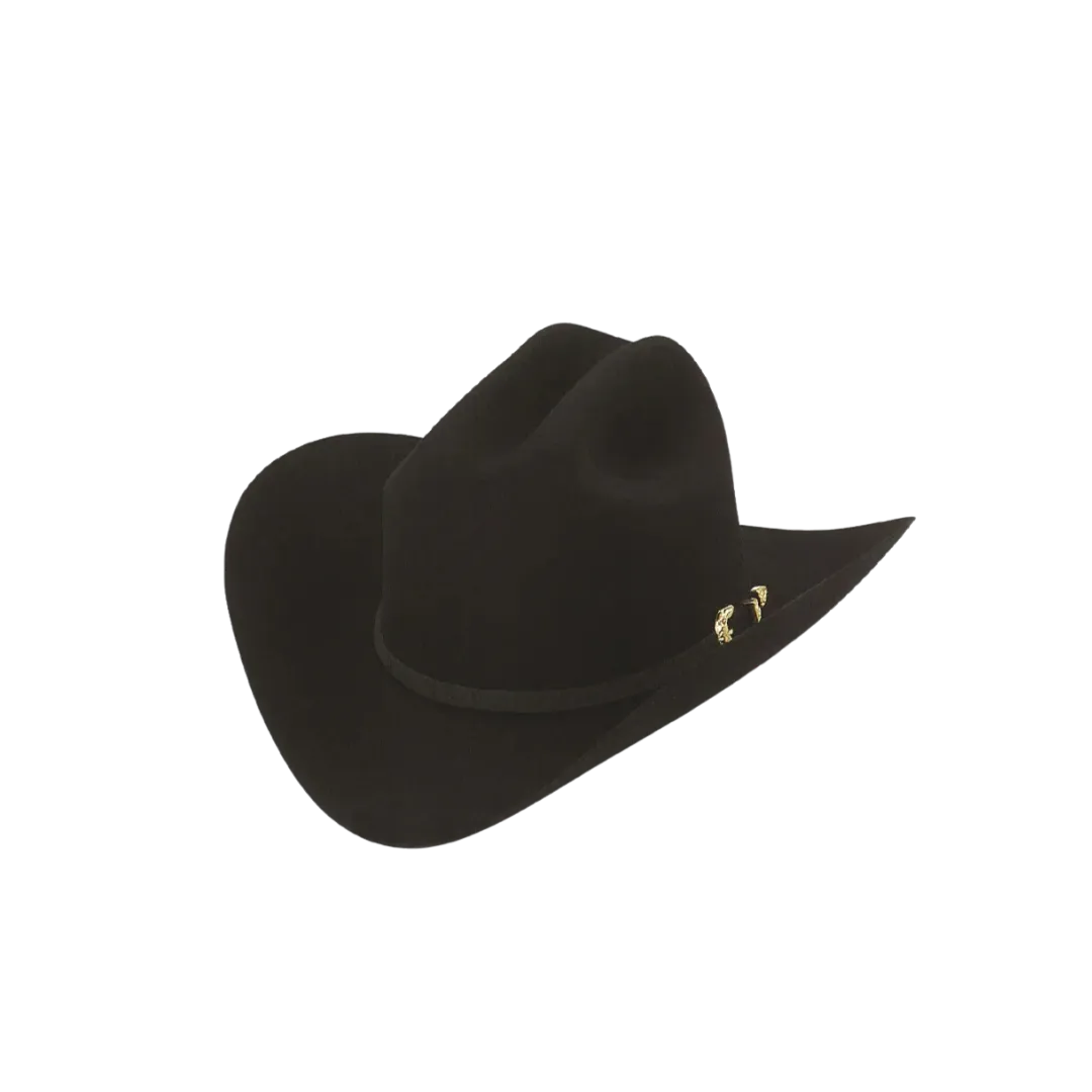 Milano Women's 5X Larry Mahan Dorado Fur Felt Cowboy Black Hat