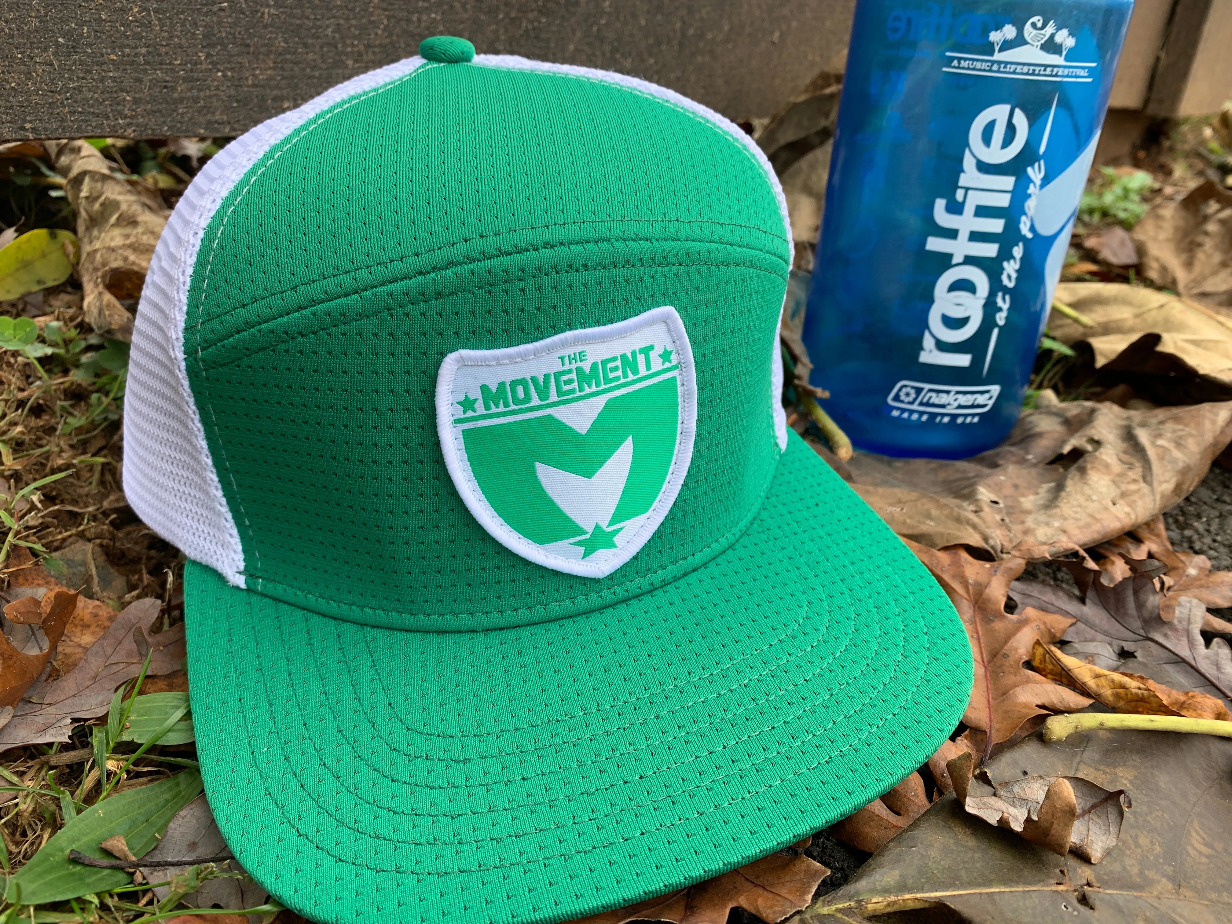 MVMT Trucker (Green & White)