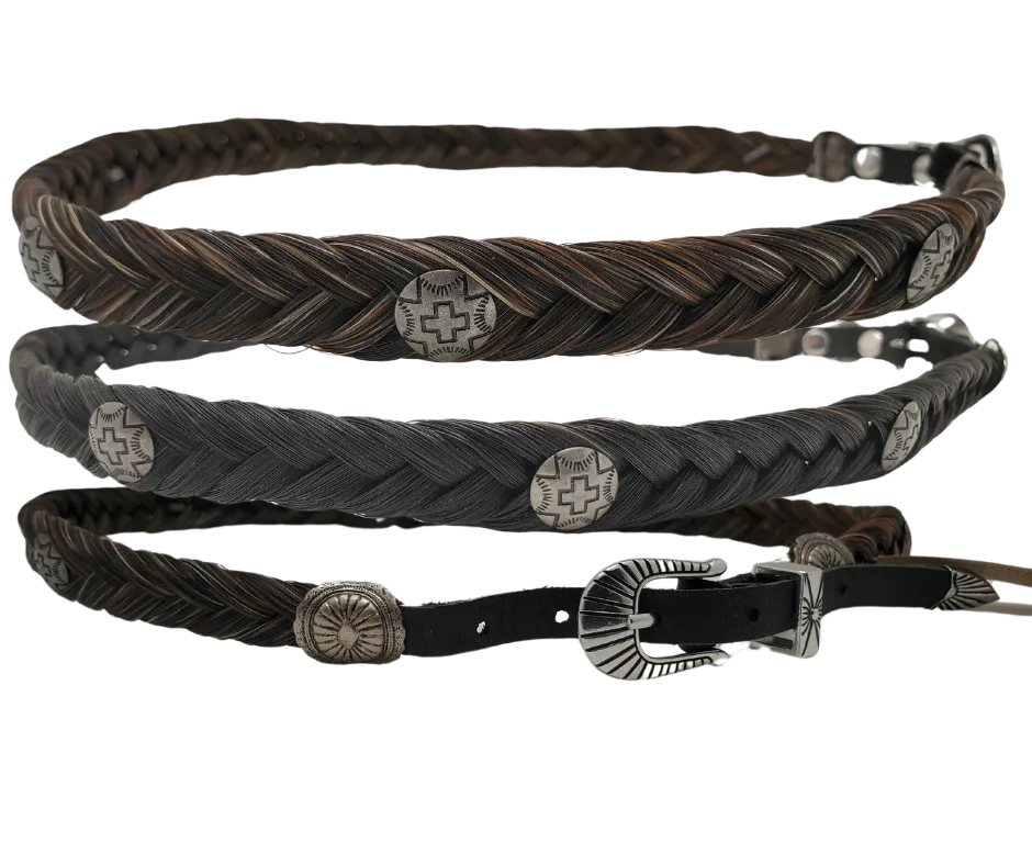 Navajo Cross Horsehair Hatband