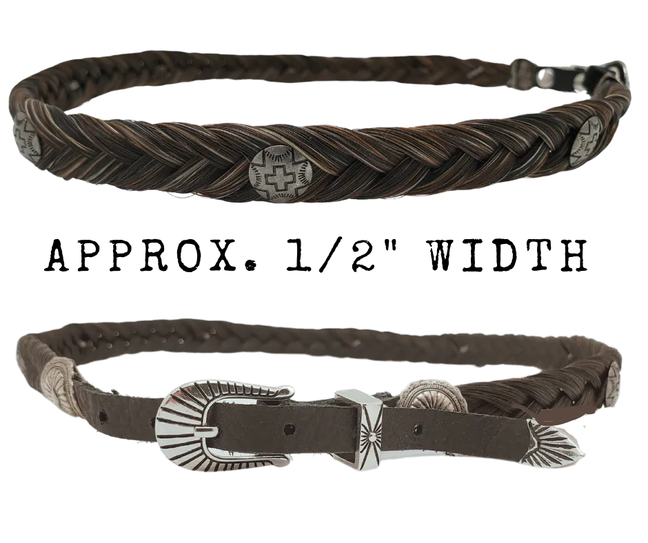 Navajo Cross Horsehair Hatband