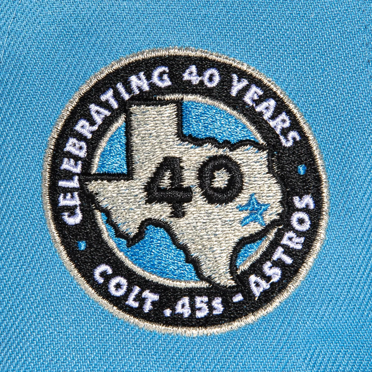 New Era 59Fifty Houston Astros 40th Anniversary Patch Concept Hat - Light Blue, Royal, Red