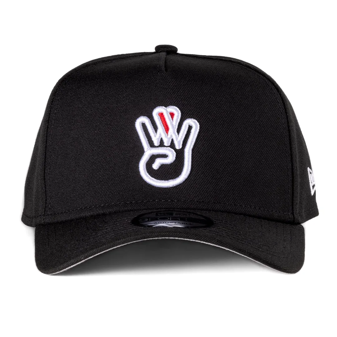 OG Black New Era A-Frame Snapback
