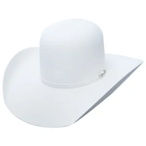 Open Crown White Cowboy Felt Hat