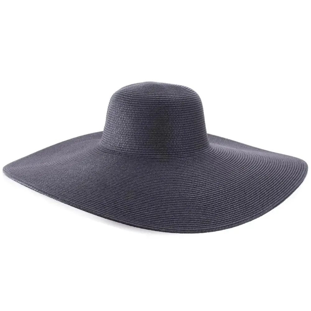 Oversized Beach Hat with Wide Brim for Women - Sun Protection, Stylish Casual Design