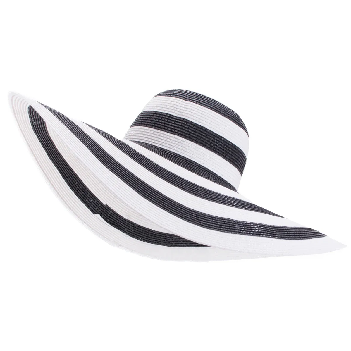 Oversized Beach Hat with Wide Brim for Women - Sun Protection, Stylish Casual Design