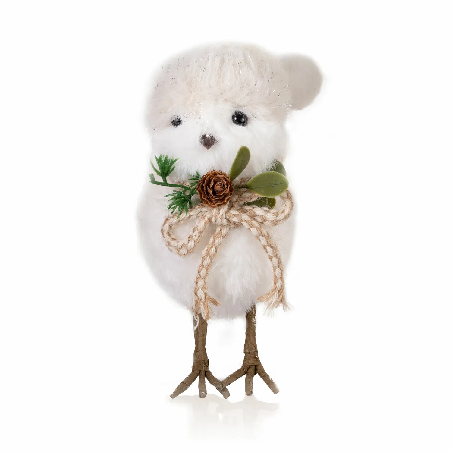Pier 1 White Standing Woodland Birds Set of 2