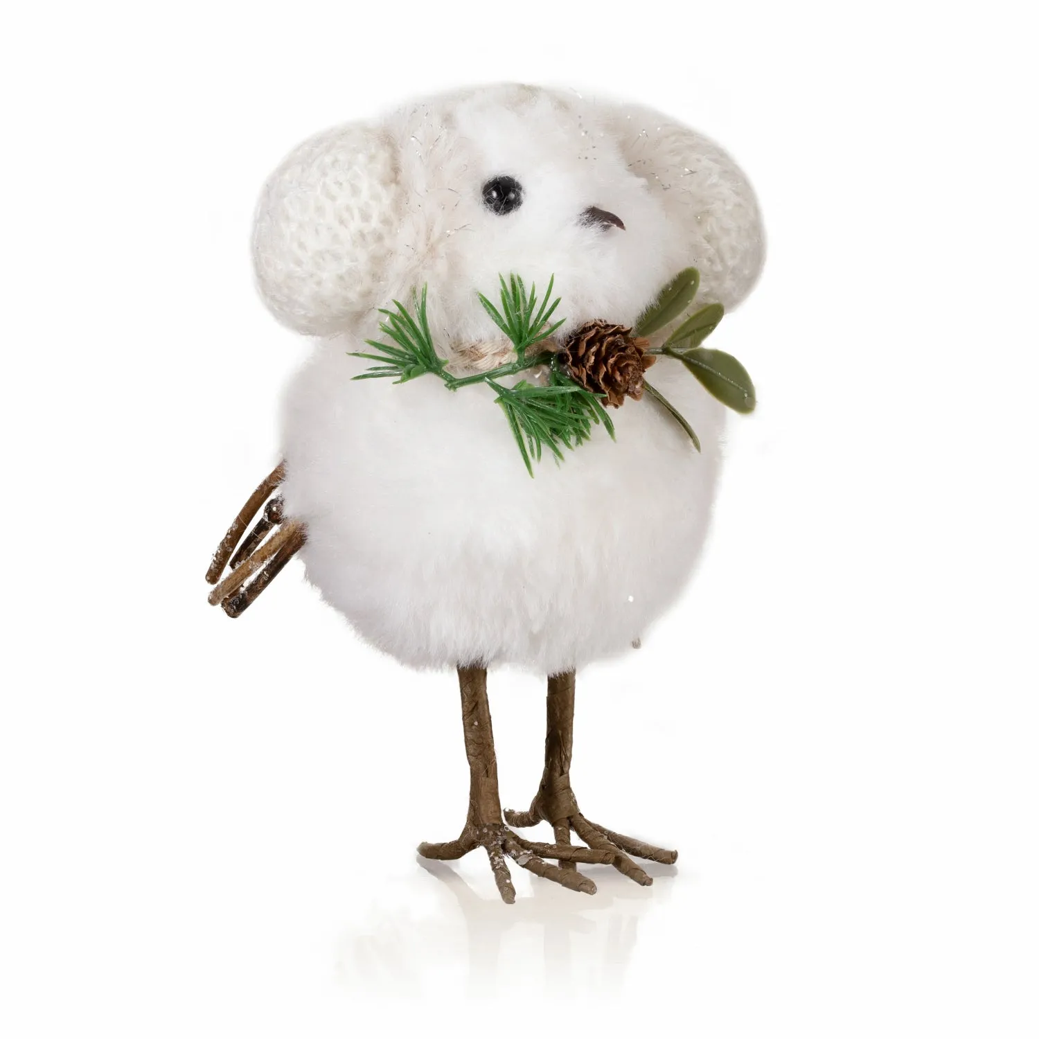 Pier 1 White Standing Woodland Birds Set of 2